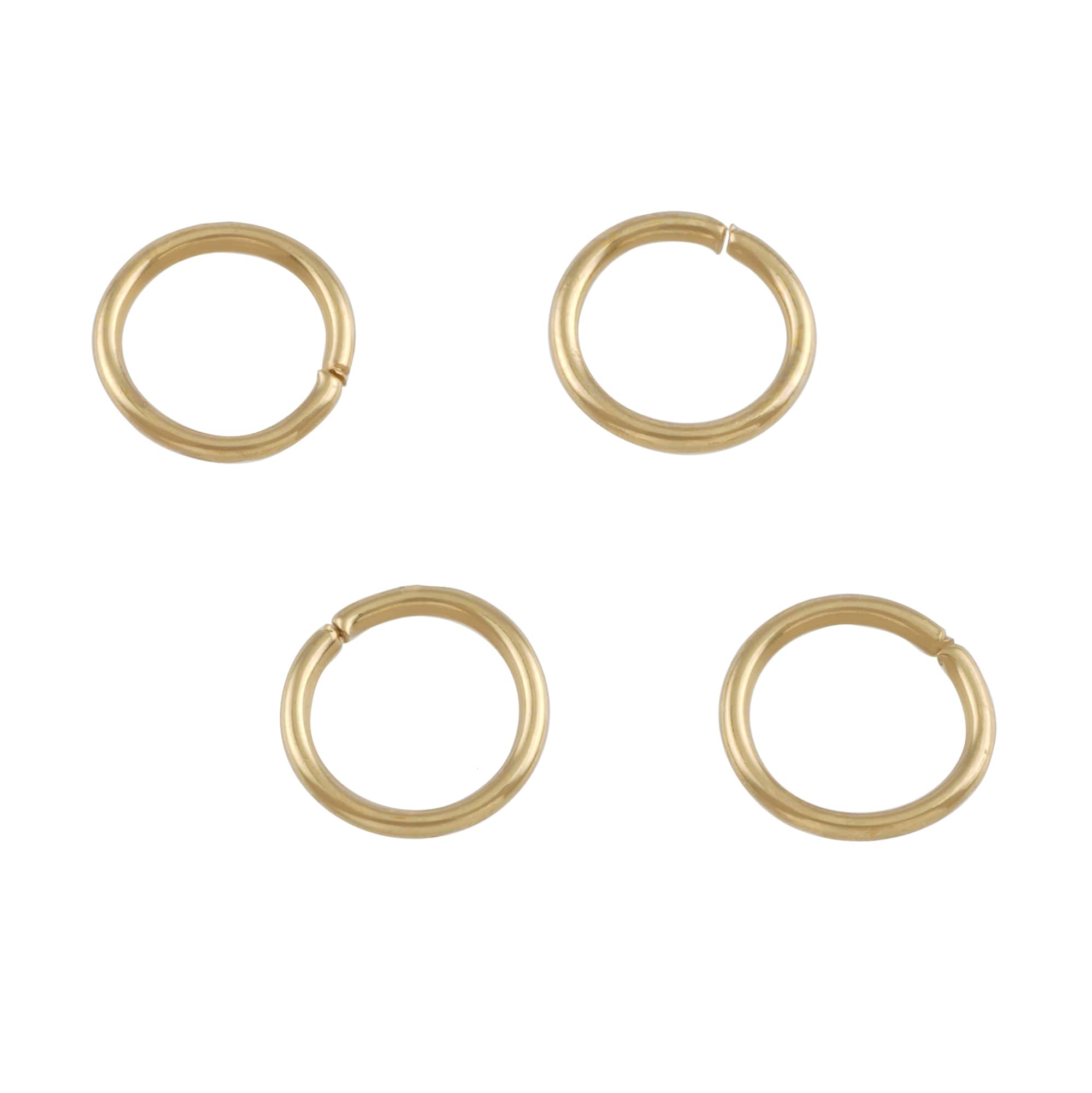 9mm Gold Jump Rings, 85ct. by Bead Landing™